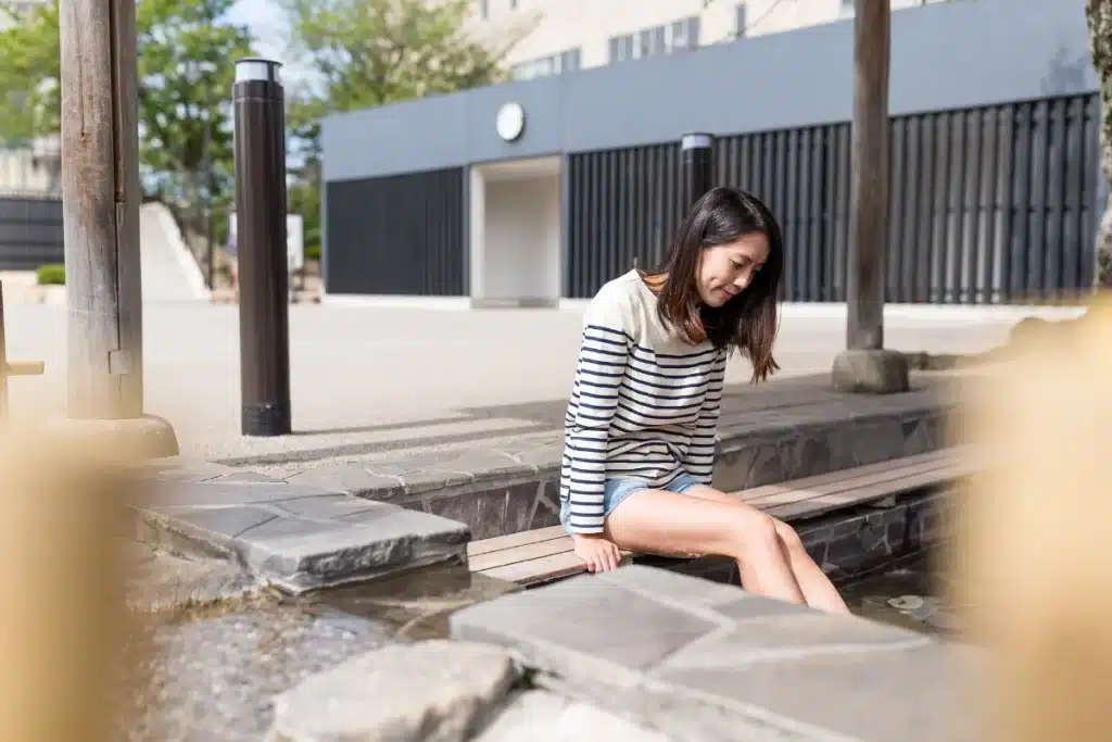 Soaking in Natural Hot Springs